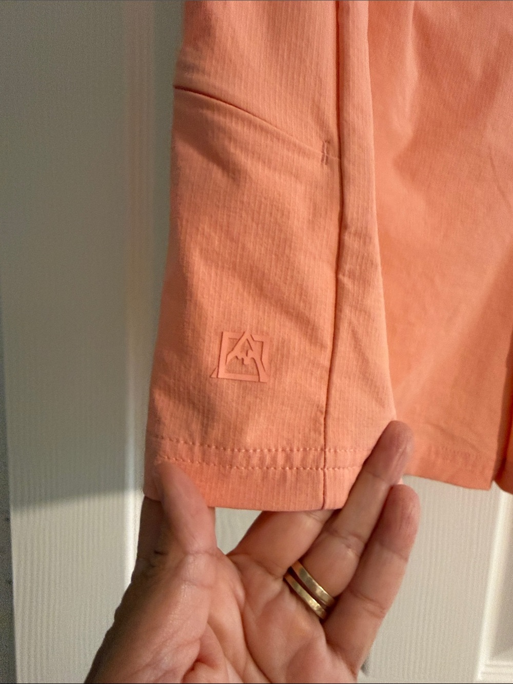Avalanche Peach Elastic Waist Athletic Skort - Picture 5 of 6